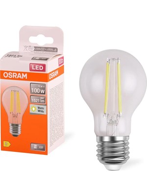 Osram Rustik Filament LED Ampul Value Cla 100 11W E27 2700K Sarı Işık