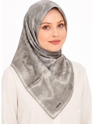 Aker Saf Sura Ipek  Eşarp -AS7208704M-331