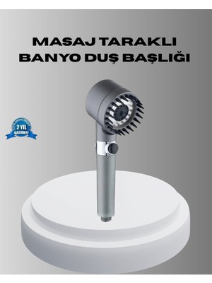 Spa Etkili Masaj Uçlu Duş Başlığı Ergonomik Tasarım - TOPRAK4131-5324