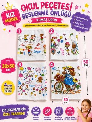 GOLDRİSE 4AL 3öde Beslenme Peçetesi ve Örtüsü STOKTA OLAN MODEL GÖNDERİLİR