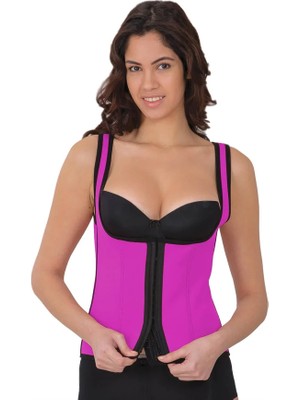 Colezium Arias Closet Mürdüm Mi 9173 Agraflı Göğsü Atlet Korse