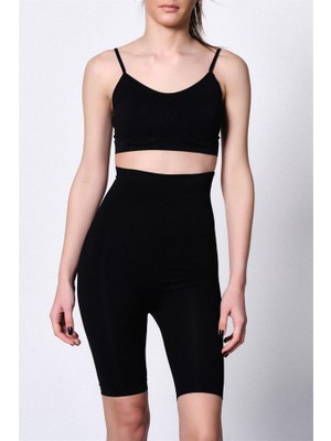 Colezium Arias Closet Siyah Mi Emay 2015 Yüksek Bel Double Uzun Paçalı Korse