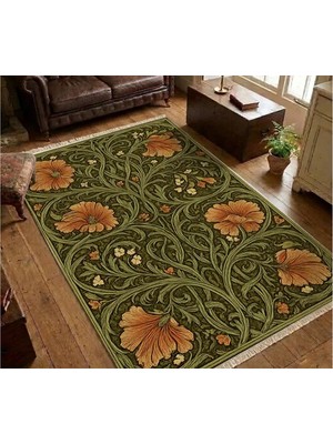 Vivense Yosun Sarmaşığı Dokulu Dokuma Taban Halı, 675 Yng 120X180 cm