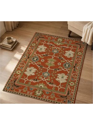 Vivense Kiremit Çanlar Dokuma Taban Halı, 639 Yng 120X180 cm