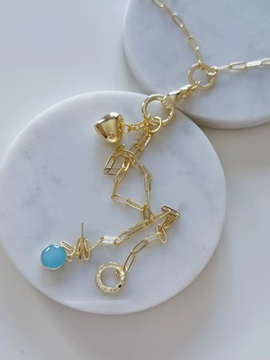 Charmlucky Özel Seri Kalp Charm Uzun Kolye