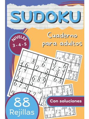Independently Published Cuaderno De Sudokus Para Adultos: 88 Rejillas, Formato Pequeño Y Portátil