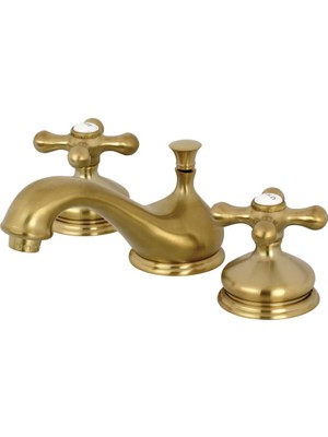 Kingston Brass KS1167AX Kingston 20,32 cm Yaygın Tuvalet Musluğu, Saten Pirinç