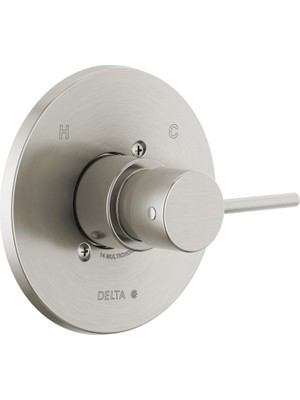 Delta Faucet Delta Duş Bataryaları Için Modern Duş Vanası Trim Kiti, Delta Duş Kolu Değiştirme, Duş Bataryası Kolu, Paslanmaz T14059-SS-PP (Vana Dahil Değildir)
