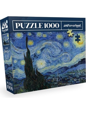 Neverland 1000 Parça Puzzle - Starry Nıght (Yıldızlı Gece)