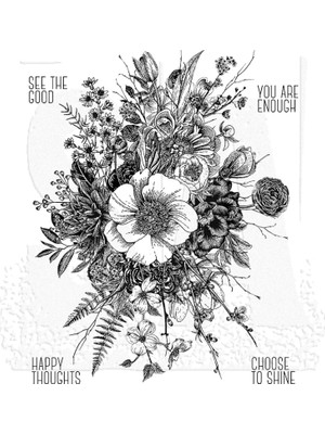 Stampers Anonymous Tim Holtz "glorious Garden" 17,8 x 21,9 cm
