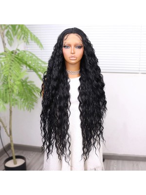 Colezium Siyah Fiber Sen Tül Peruk