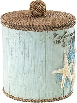 Avanti Linens Countertop Beachcomber Collection Pamuk, Kapalı Kavanoz, Çok Renkli