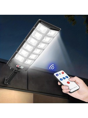 1500W Güneş Enerjili Ultra Parlak LED Sokak Lambası| Su Geçirmez, Sensörlü, Kumandalı