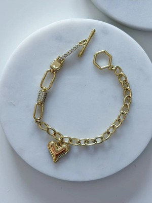 Charmlucky Özel Seri Kalp Charm Bileklik