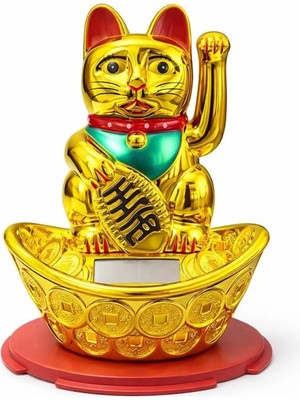 Mentra Online Pati Salayan Şans Kedisi ( Maneki Neko ) Plastik Dekoratif Obje
