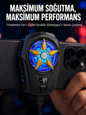 My Best Store Yarı Iletken Soğutmalı Mobil Fan – Akıllı Telefonlar Için Soğutucu Yeni Nesil