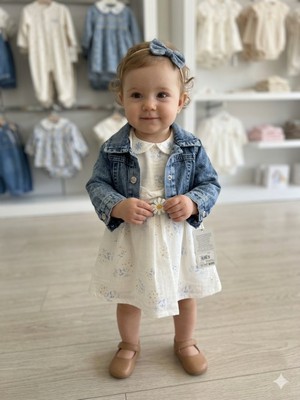 Babydoll 2li Takım Bebüş Mavi