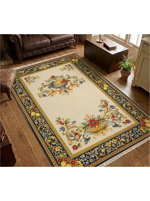 Vivense Gold Vazo Dokulu Dokuma Taban Halı, 685 Yng 120X180 cm