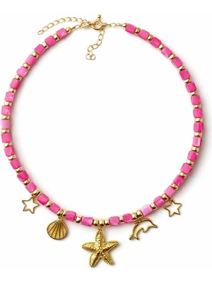 Charmlucky Deniz Yıldızı Charm Boncuk Kolye