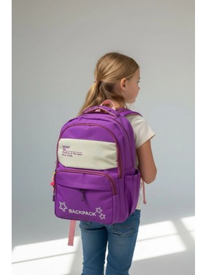 zuzumax Backpack Çok Bölmeli Okul & Günlük Sırt Çantası