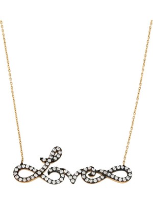 T51 Tuğrul Altın Altın Love Kolye T026774