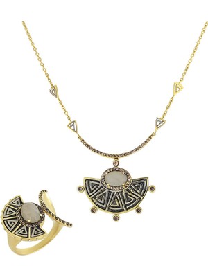 T51 Tuğrul Altın Altın İkili Set T016136