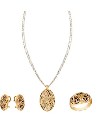 T51 Tuğrul Altın Altın Üçlü Set T029449