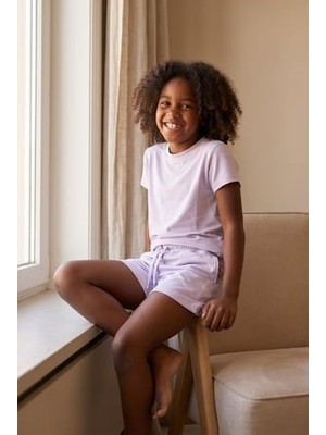 Bony Socks Kız Çocuk Basic Modal Şort Lila