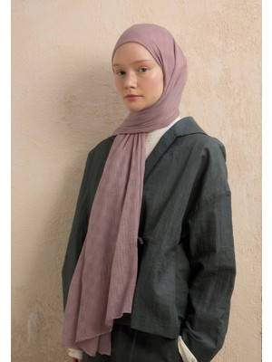 Fresh Scarfs Modal Damalı Şal Lavanta