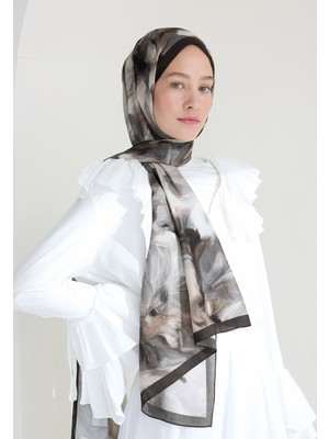 Fresh Scarfs Melaina Floş Viskon Şal Vizon