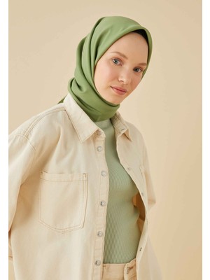 Fresh Scarfs Pamuk İpek Eşarp Haki