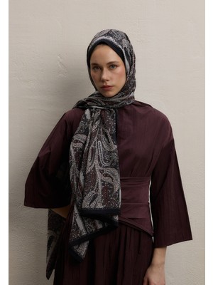Fresh Scarfs Paisley Elegance Desen Şal Siyah