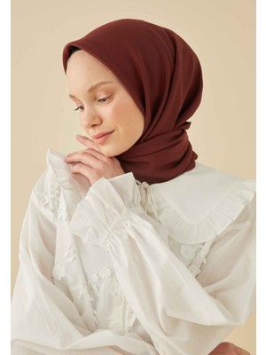 Fresh Scarfs Pamuk İpek Eşarp Koyu Bordo