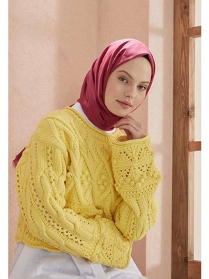 Fresh Scarfs İnce Pamuk Vual Şal Fuşya