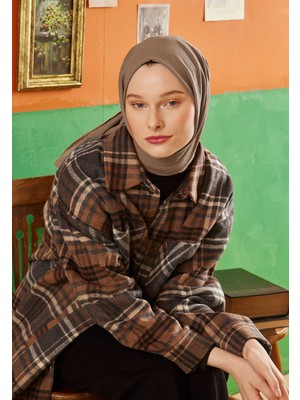 Fresh Scarfs Pamuk Crash Şal Bej