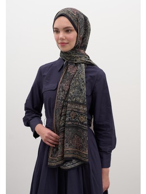 Fresh Scarfs Vanessa Desen Şal Siyah