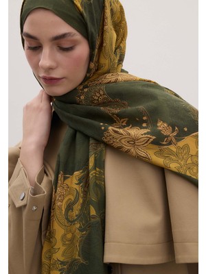 Fresh Scarfs Daria Desen Şal Hardal
