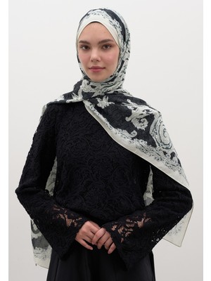 Fresh Scarfs Wild Paisley Desen Şal Lacivert