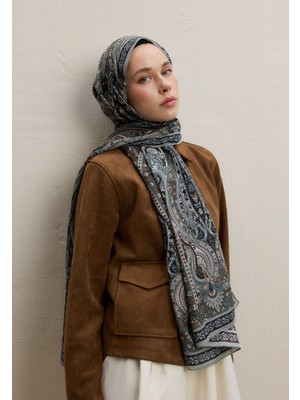 Fresh Scarfs Zaira Desen Şal Soft Yeşil