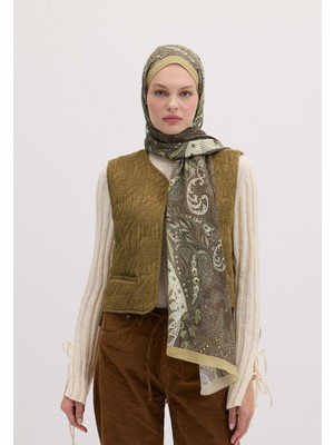 Fresh Scarfs Elora Desen Şal Kahve