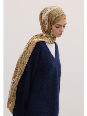 Fresh Scarfs Elora Desen Şal Camel