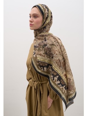 Fresh Scarfs Ariane Desen Şal Vizon
