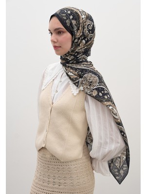 Fresh Scarfs Panthea Desen Şal Siyah