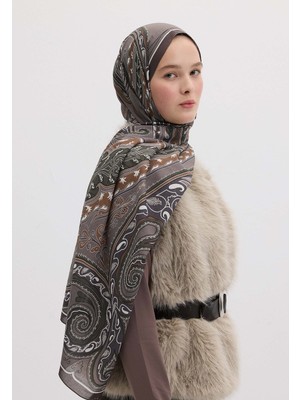 Fresh Scarfs Vintage Paisley Desen Şal Vizon