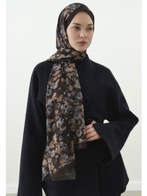 Fresh Scarfs Secret Pearl Desenli Pamuk Viskon Şal Antrasit