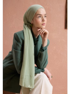 Fresh Scarfs Modal Krinkıl Şal Mint
