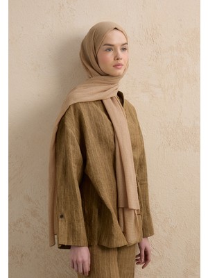 Fresh Scarfs Modal Krinkıl Şal Kum