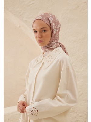 Fresh Scarfs Papatya Desen Rami Şal Gülkurusu
