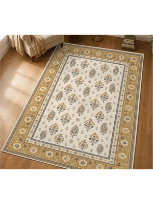 Vivense Gold Lale Dokuma Taban Halı, 658 Yng 150X230 cm