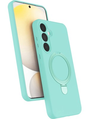 Muratech Newface  Galaxy A55 5g Regal Magsafe Standlı Kapak - Su Yeşili